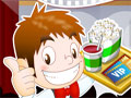 Jogo Box Office, Você acabou de ser o novo contratado de uma grande rede de Cinema, sua missão é realizar o atendimento de todos os clientes, prestando os serviços que cada pessoa fizer no pedido, você deve entregar ingressos, pipocas, sucos entre outras opções, ganhe dinheiro e faça uma bela administração do estabelecimento e do seu Atendimento.