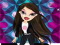 Vista e deixe a Bratz Jade linda, pois ela tem que arrasar na Balada.
