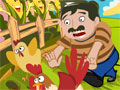 Jogo Online - Farmxon, O game feito para os fazendeiros que adora cultivar suas plantações. Sua missão neste jogo é ajudar o Agricultor à combater o ataque das galinhas que estão impedindo que suas terras seja cultivada corretamente. Seja rápido e complete todos os estágios existentes neste game.