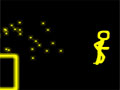 Glowrunner - Alcance a maior distÃ¢ncia possÃ­vel sem cair. Ajude um stick pular no momento certo para alcanÃ§ar a plataforma e concluir sua corrida.