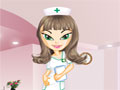 Jogo Nurse Dress Up, Vista a enfermeira para mais um dia de trabalho em um grande e movimentado hospital de ixe ela super linda para recepcionar todos os pacientes.