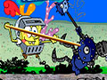 Spongebob Deep Sea Warrior - Ajude o Bob Esponja lutar contra os inimigos de lata. Encare mais esse desafio e mostre suas habilidades, golpeie cada soldado usando o seu punho para vencer cada um.