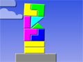 Empilhe as peças na plataforma e tente alcançar o nível mais alto do jogo para poder marcar muitos pontos.
