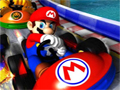 Mais um jogo do Mario, seu objetivo Ã© atropelar todos os seus inimigos com o Kart, porem tome muito cuidado com as pedras que caem, aproveite e utilize seu Super Nitro.