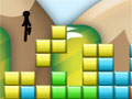 Jogo Tetris'D, O Personagem Stick esta no cenÃ¡rio do game clÃ¡ssico Tetris, sua missÃ£o Ã© desviar de todas as peÃ§as que caem do cÃ©u, teste suas habilidades e seja rÃ¡pido para que nÃ£o seja esmagado.