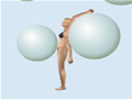 Divertido experimento em flash: utilize o mouse para jogar a moça e veja ela cair infinitamente nas bolas. Se ela ficar presa basta arrastar e soltar!